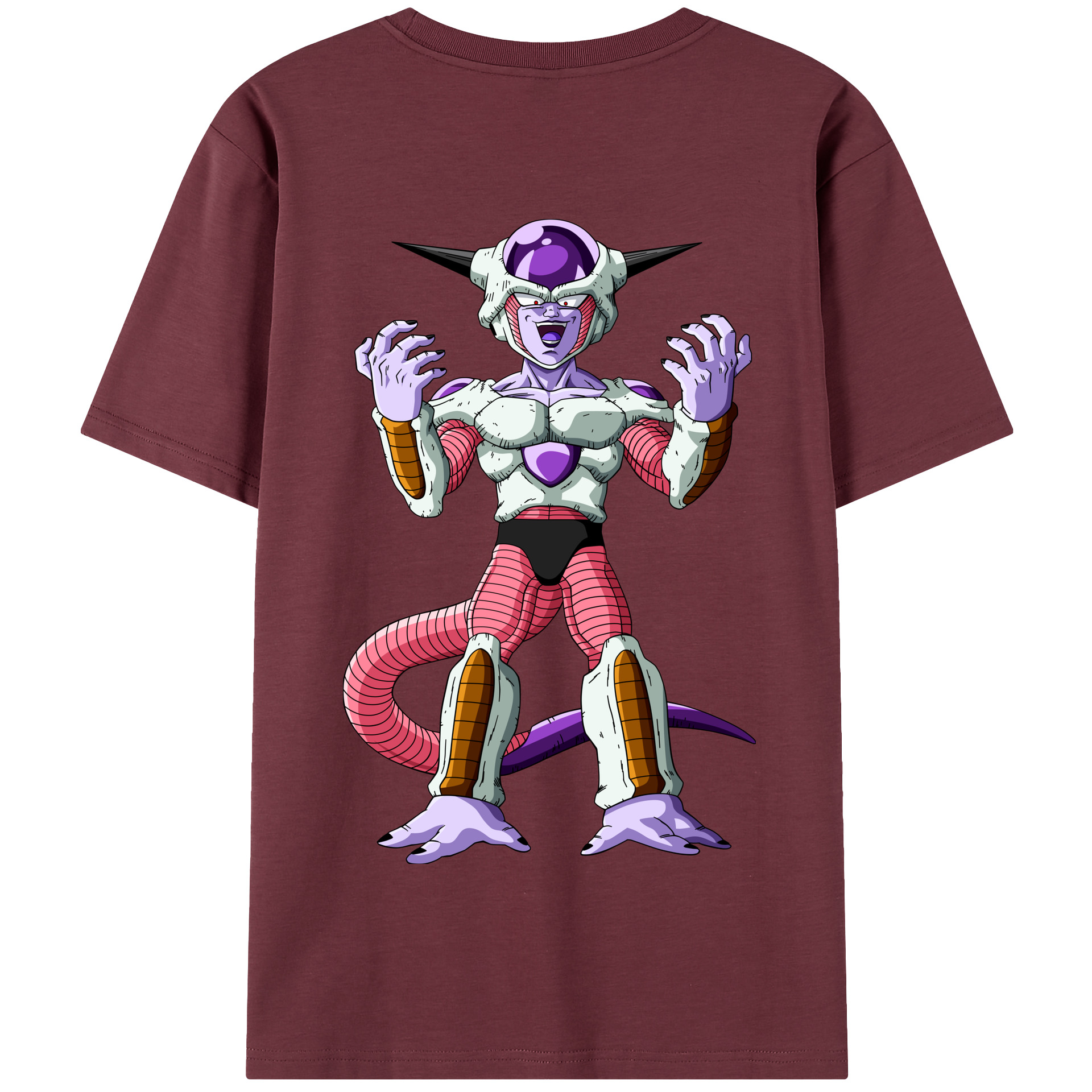 （画像用） ドラゴンボール フリーザ DRAGON BALL Frieza 綿100％半袖Tシャツ（背面プリント）